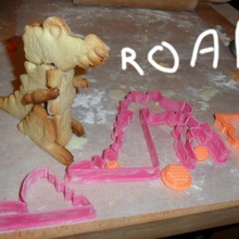 cookynnosaurus rex ferramenta cookie cortador de dino dinossauro alimentos 3d print model - Mito3D