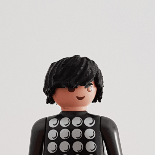 cool playmobil cheveux jeu jouet 3D print model - Mito3D