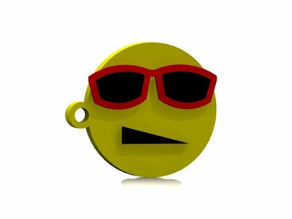 cool smiley lunettes 3d print model - Mito3D
