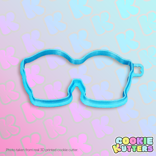 cool summer sunglasses cookie cutter mold cool summer sunglasses cookie cutter mold silhouette cookie kutters kitchen food recipe cookies 3d 3d print contour  3d print model - Mito3D