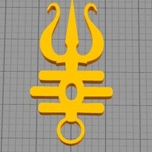 güzel semboller anahtarlık paketlemek 3d print model - Mito3D
