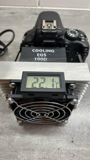 resfriamento cânone eos 100d cânone resfriamento dslr eos astrofoto 100d 3d print model - Mito3D