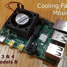 ventilateur de refroidissement le mont raspberry pi 3 4 outil pièces rpi4 rpi3 glacière cas système actif 3d print model - Mito3D