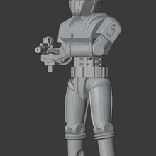 cop bot game toy star wars legion 3d print model - Mito3D