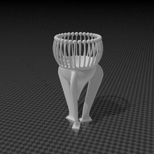 cop bowl ballsocket houshold containment storage cup 3d print model - Mito3D