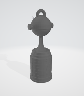 copa liberatori migliorata chiave catena portachiavi tazza bocca calcio souvenir 3d print model - Mito3D