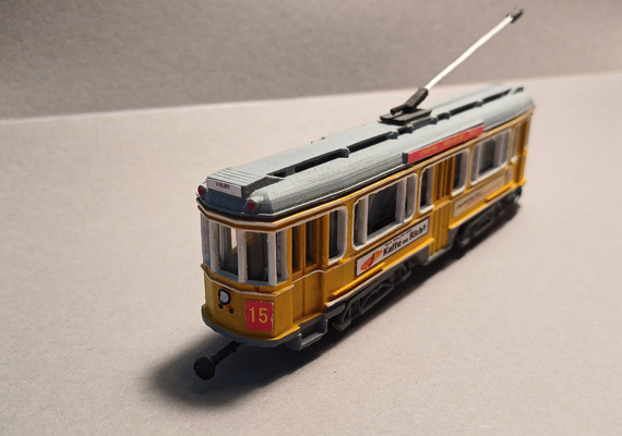 copenhague regroupement tram in h0 1 87 3d print model - Mito3D