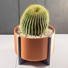 Kupfer-Schüssel-Pflanzer home indoor-Pflanzer plantermodern saftigen Pflanzer saftig sind Kaktus Kakteen Sukkulenten 3d print model - Mito3D