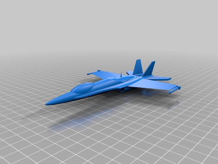 copia blu angeli militare aria mostrare aviazione aereo eccezionale freddo 3d stampa 3d print model - Mito3D