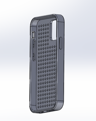 coque iphone 12 mini case alpha v6 hull 3d print model - Mito3D