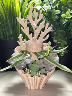 coral flowerpot jellyfish plants pot 3d print model - Mito3D
