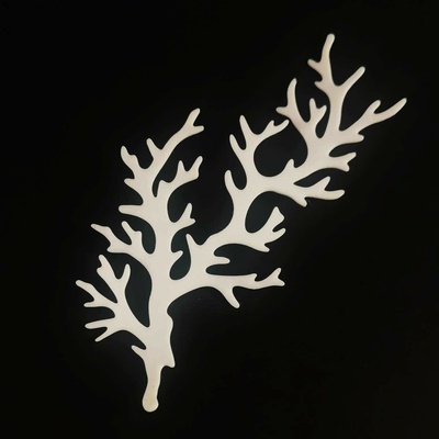 coral sereia cartuchos arco cabelo coroa decorativo acessórios 3d print model - Mito3D