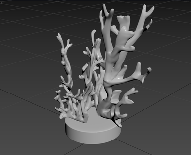 coral 3d impresión modelo stl 3d print model - Mito3D