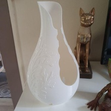 coral amphora lamp art shell bedside seashells 3d print model - Mito3D