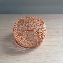 coral candle fixture home 3d print model - Mito3D