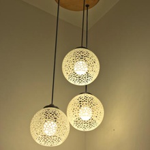 coral lampada casa sospensione luce la decorazione di illuminazione organico tetto 3d print model - Mito3D