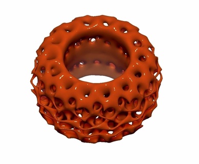mercan matematik Sanat organik Voronoi Bilim 3d print model - Mito3D