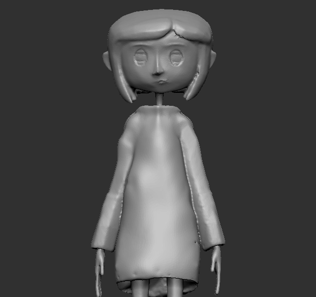 coraline film figure 3D print model - Mito3D