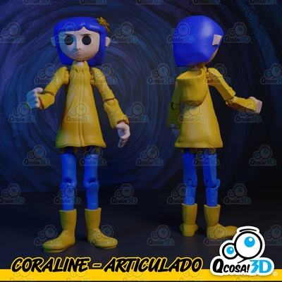 coraline articulé jeu coquelicot récréation 3 roblox intensément flexy couleur pièces skibidi toilette journée chat flexi numérique cirque fnaf violet homme zoonomie mélodie kuromi 3d print model - Mito3D