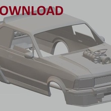 corcel ii mad max druckbare Körper Auto Spiel Ross bedruckbar ist slot scalextric shell rc radio die überwachung tamiya miniz 1-10 1-32 1-18 1-24 3d print model - Mito3D