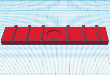 cavo titolare supporto gadget avanzamento utile 3D print model - Mito3D
