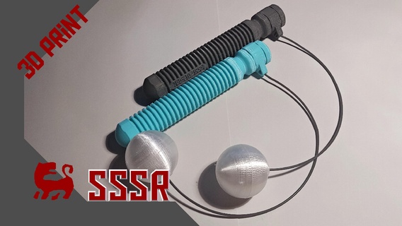 cordless jump rope 3d print model - Mito3D