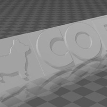 corgi toys-logo-Schild Spiel Autos diecast classic jahrgang - Spielzeug dinky 3d print model - Mito3D