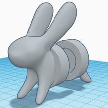 sughero compagno coniglietto finale amici arredamento coniglio domestico 3d print model - Mito3D