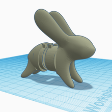 cork bunny wip pals wine household 3d print model - Mito3D