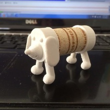 cork puppy game toy recycling dog 3d print model - Mito3D