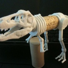 corkasaurus rex remix art creatures tyrannosaurus trexremix toy interactve dinosaur 3d print model - Mito3D