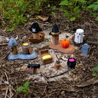 sugheri avventura pacco vino ciclo miniature pirata fantasma strega vichinghi giocattoli Halloween carina tappi sughero 3d print model - Mito3D