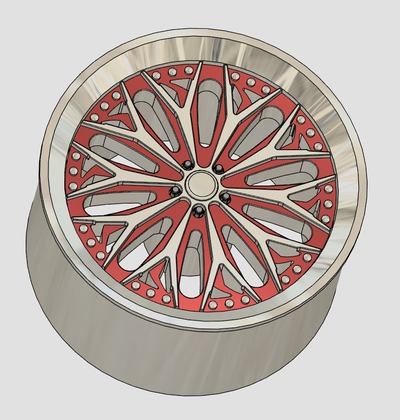 corleone aggro 1 24 scala cerchio ruota gioco rc veicolo macchina 3d print model - Mito3D