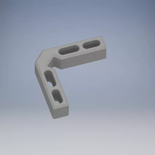 corner angle workshop clamp right 3d print model - Mito3D
