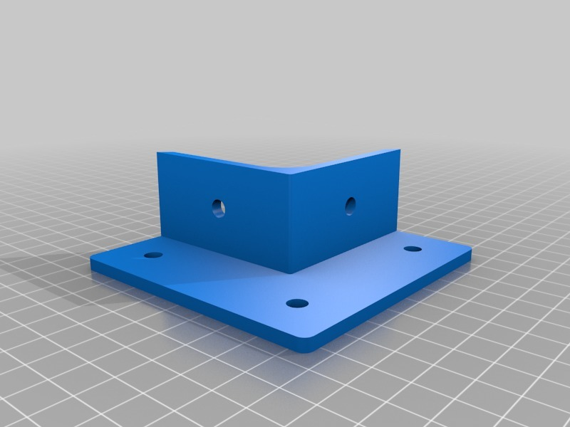 corner bed bracket 3030  3D print model - Mito3D