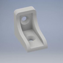 corner bracket various shelf secure holding attach 3d print model - Mito3D