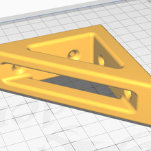 corner bracket angle l braces 3d print model - Mito3D