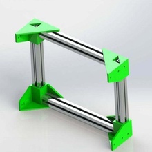 corner bracket 90 degree 2020 aluminium extrusion profile brackets 3d_printer_accessories 3d print model - Mito3D