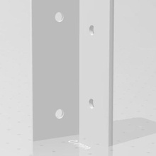 corner bracket tool perspective reinforcement 90 area connection 3d print model - Mito3D