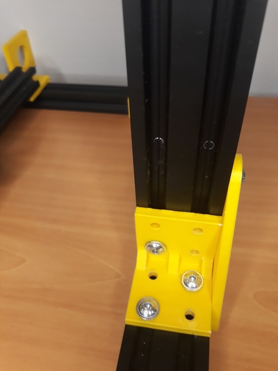 corner guard bracket 3dprinter reinforced 3d printer accessories reinforcement 3d print model - Mito3D