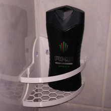 corner holder shampoo v2 home bathroom accessories 3d print model - Mito3D