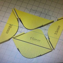 corner templates tool crafts binding carton 3d print model - Mito3D