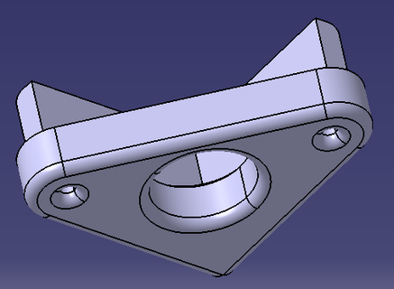 corner tube support furniture angle iron 3d print model - Mito3D