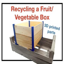 esquinas de la caja madera varios cuadro esquina alacena personalizable diy pies pie fruta papelera reciclaje estante los estantes herramientas vegetales 3d print model - Mito3D