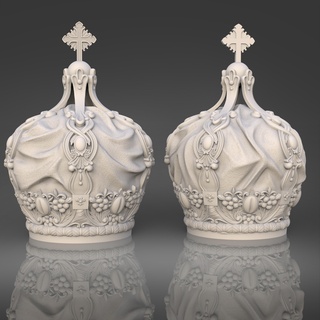 coroa crown saint 3d print model - Mito3D