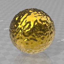 corona-virus sphere only art 3d print model - Mito3D
