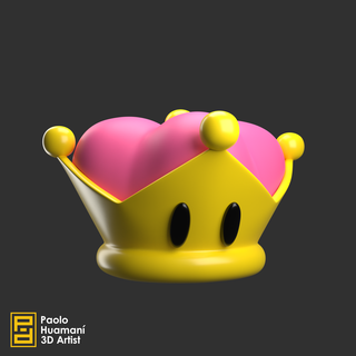 Corona Bowsette Spiel Super Nintendo Mario bros Yoshi Fürsten Videospiel Film Cosplay Stütze Requisiten 3d print model - Mito3D