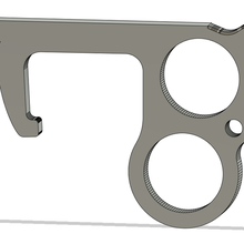 corona door opener button pusher tool tools hand free handfree hook handle covid 19 covid19 coronavirus 3d print model - Mito3D