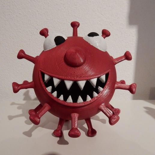 corona nerd inclétape divers virus 3D print model - Mito3D