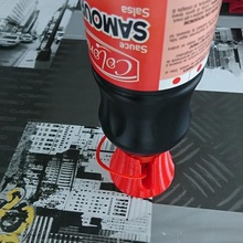 corona-sauce bottle holder home Flasche sauce 3d print model - Mito3D